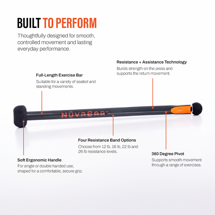 NuvaBar Full Body Exercise Bar