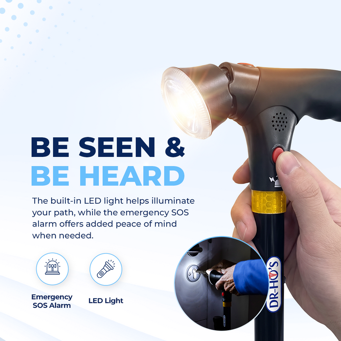 DR-HO'S Get Up & Go Deluxe Walking Cane