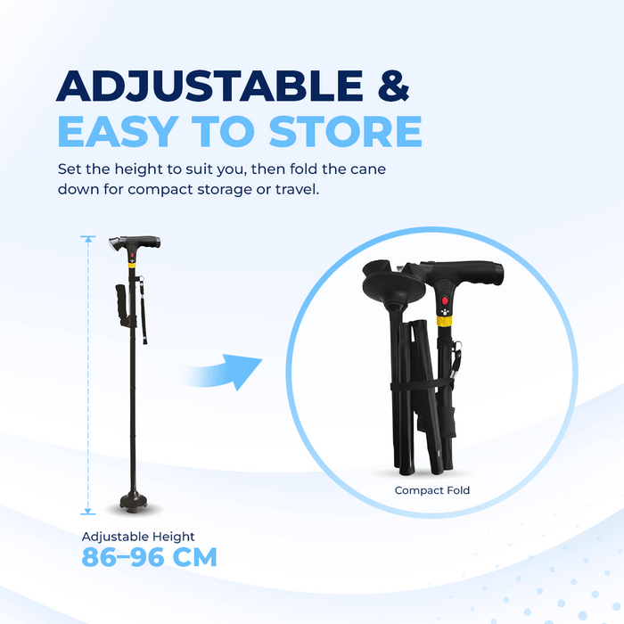DR-HO'S Get Up & Go Deluxe Walking Cane