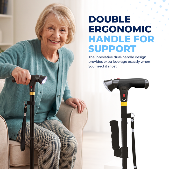 DR-HO'S Get Up & Go Deluxe Walking Cane